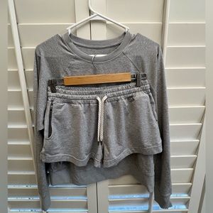Vuori Soft Shorts and Sweatshirt Bundle